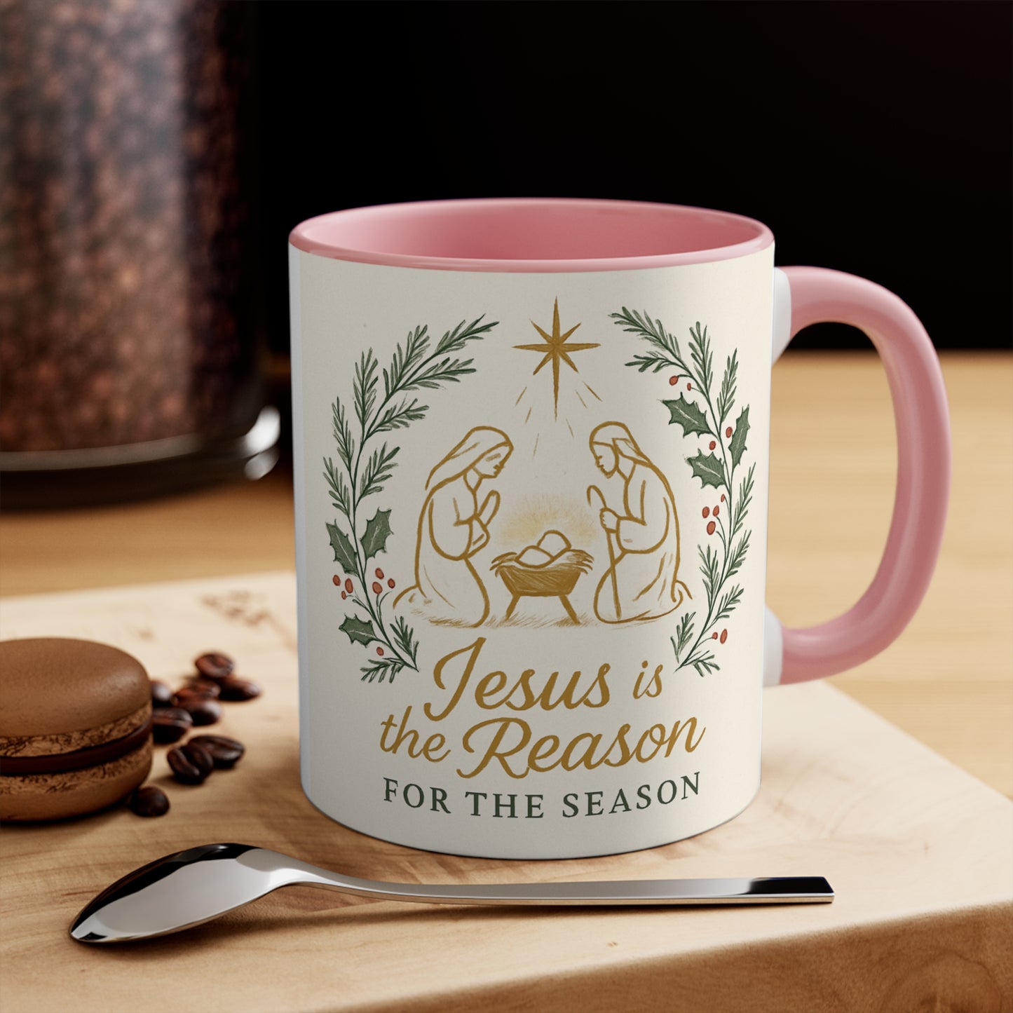 Christmas Nativity Accent Mug (11oz)