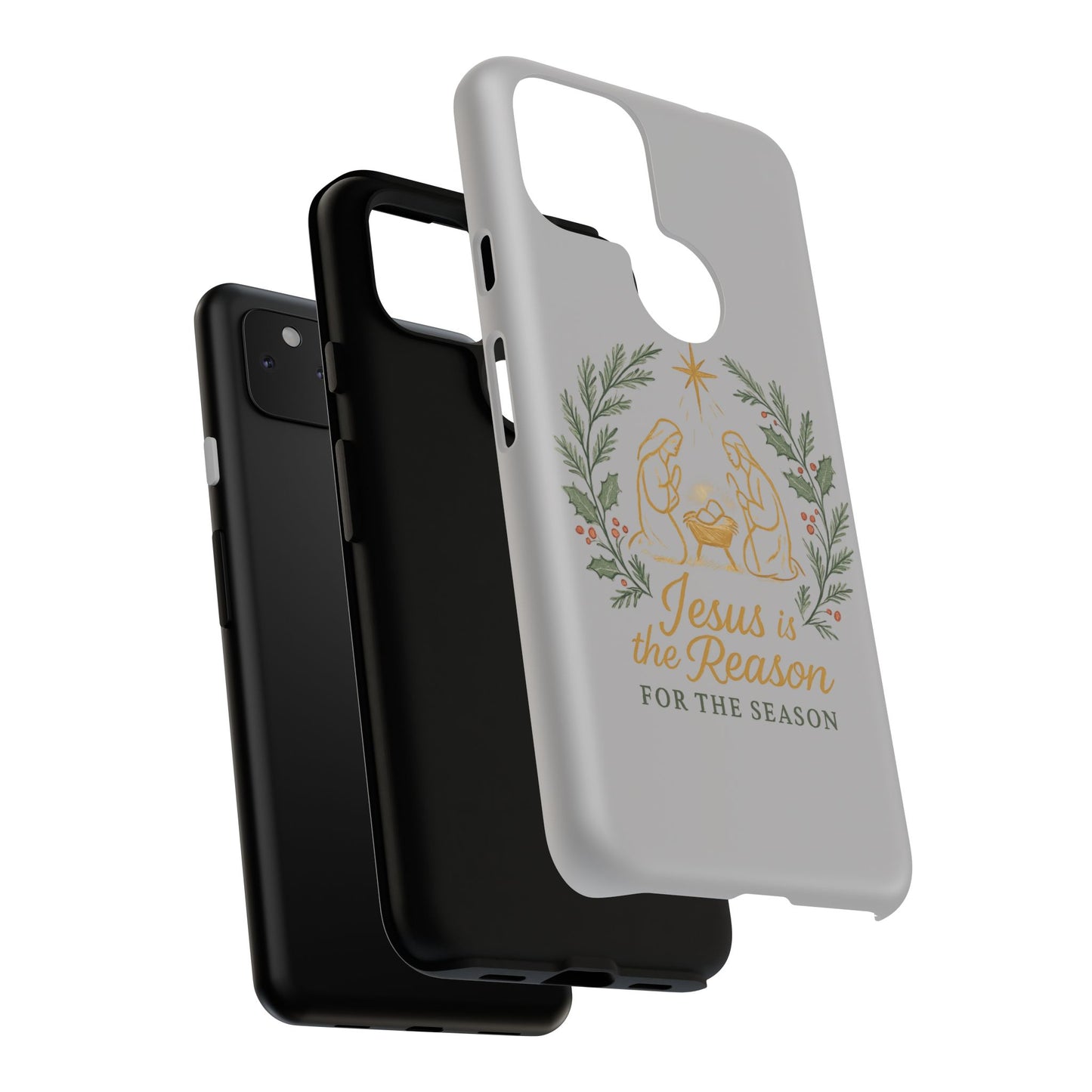 Jesus Is the Reason Phone Case — Nativity Christian Christmas Phone Cover