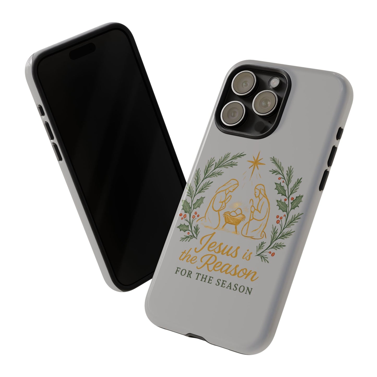 Jesus Is the Reason Phone Case — Nativity Christian Christmas Phone Cover