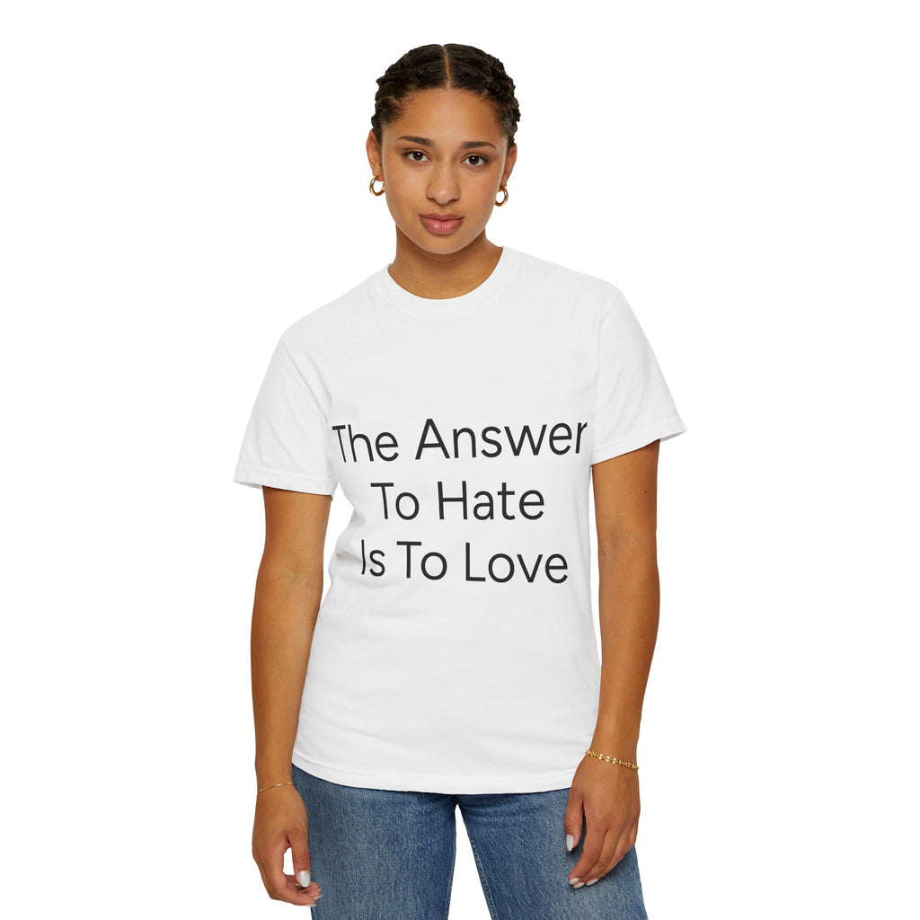 Love Overcomes Hate Unisex T-shirt