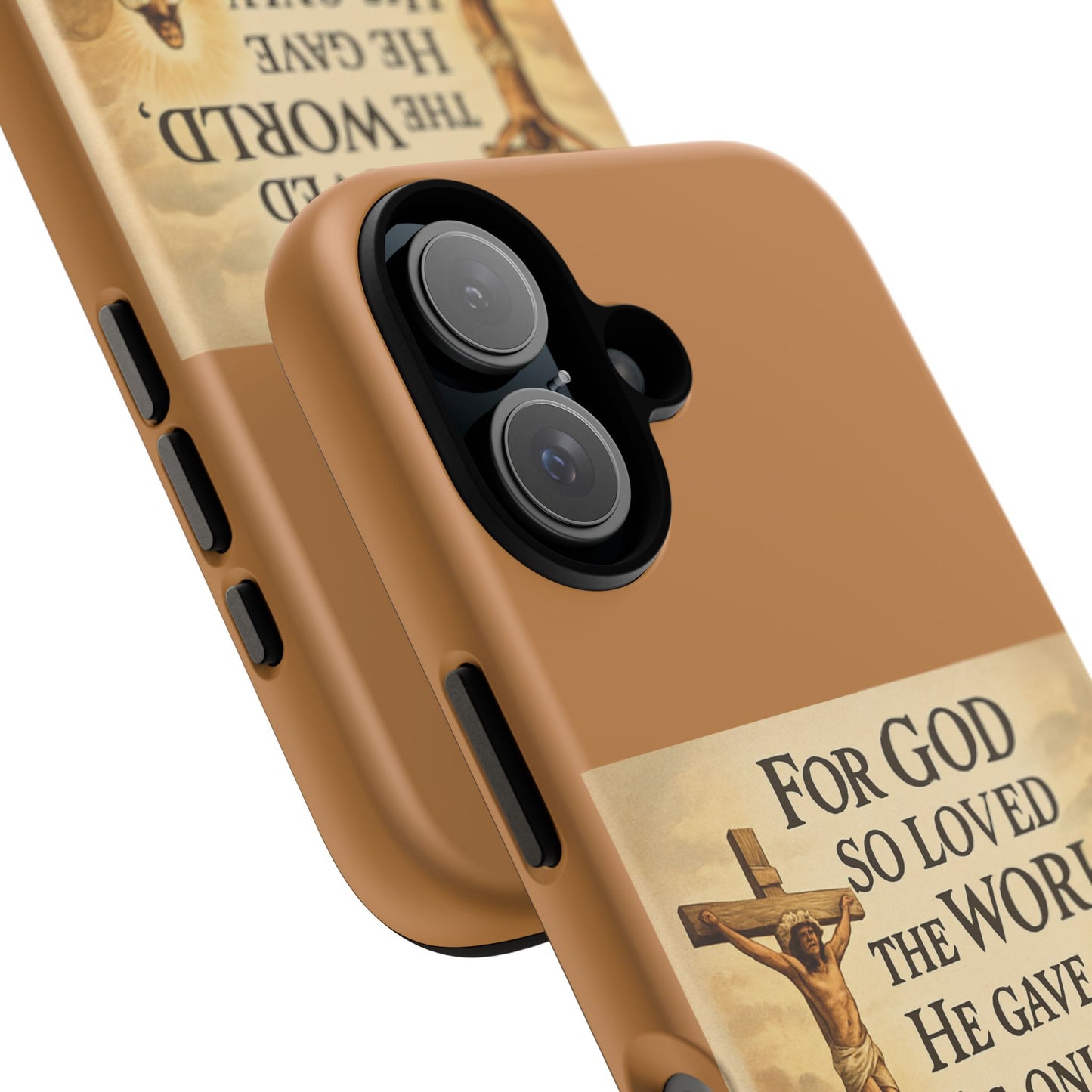 Christian John 3:16 Phone Case – 'For God So Loved the World' Tough Protective Cover