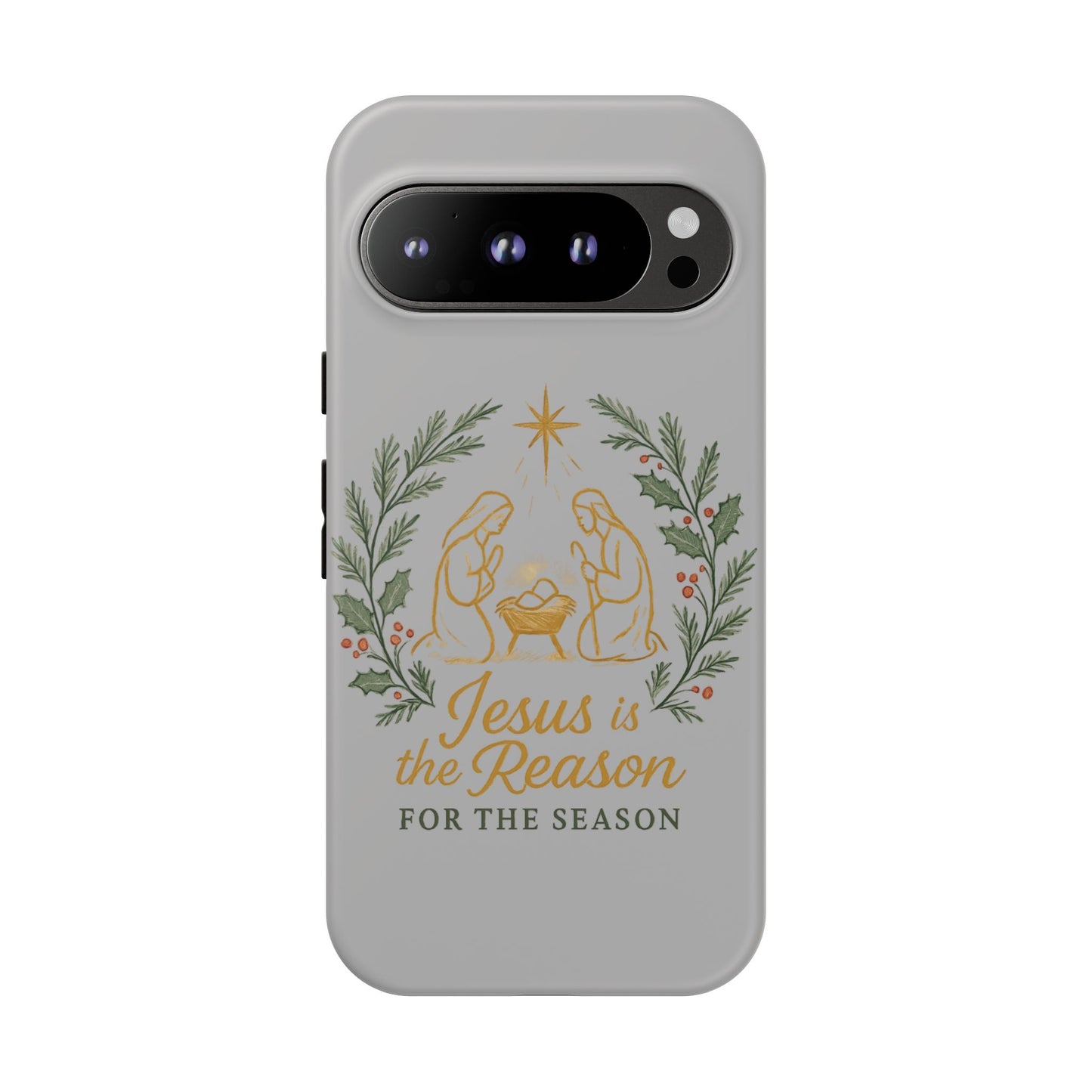 Jesus Is the Reason Phone Case — Nativity Christian Christmas Phone Cover