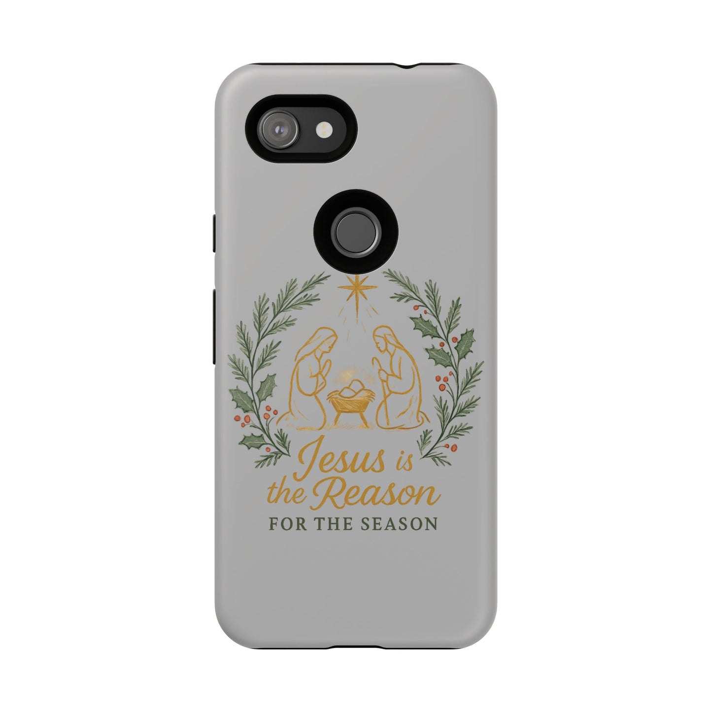 Jesus Is the Reason Phone Case — Nativity Christian Christmas Phone Cover