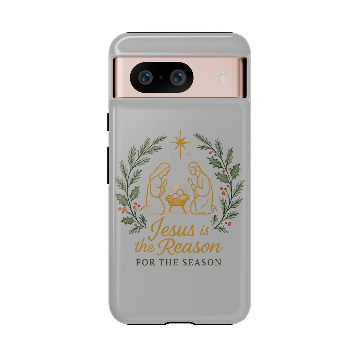 Jesus Is the Reason Phone Case — Nativity Christian Christmas Phone Cover