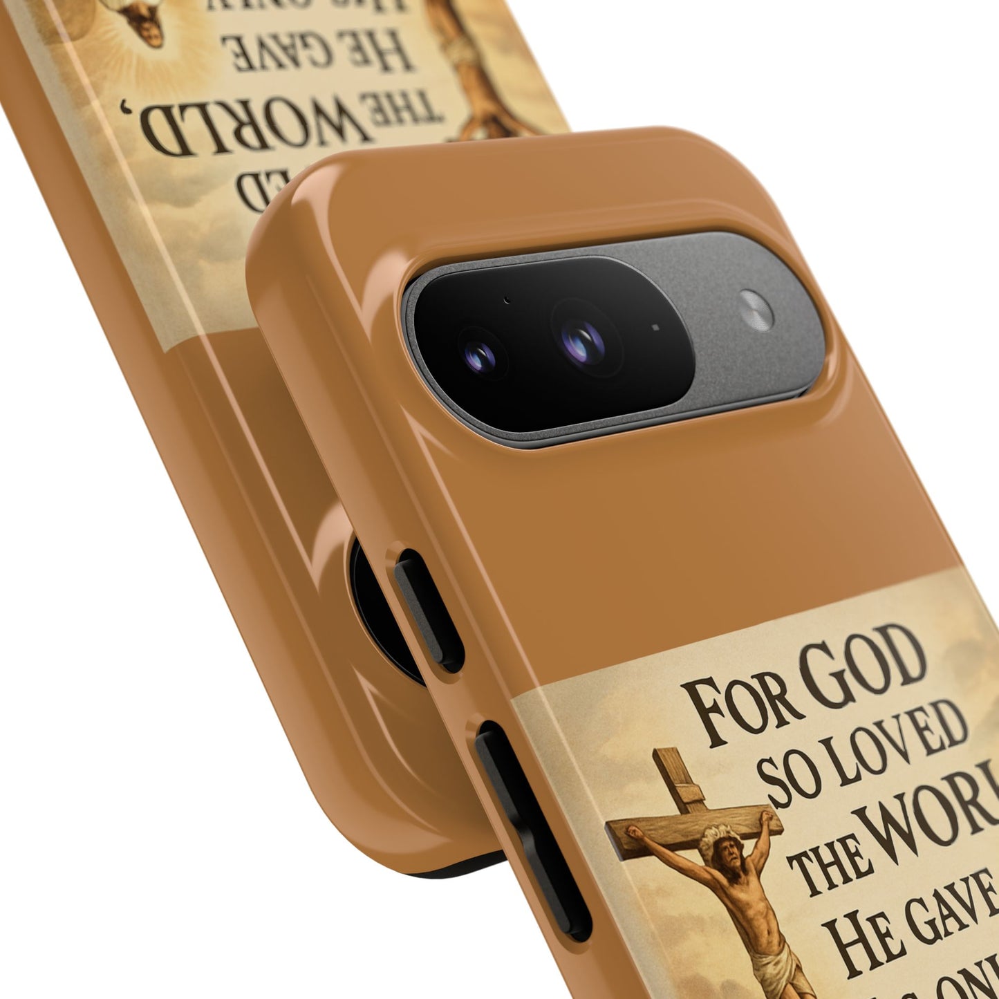 Christian John 3:16 Phone Case – 'For God So Loved the World' Tough Protective Cover
