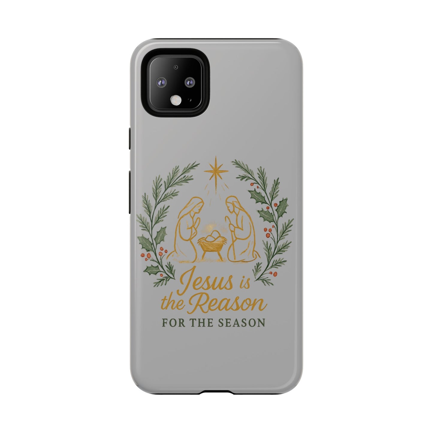 Jesus Is the Reason Phone Case — Nativity Christian Christmas Phone Cover