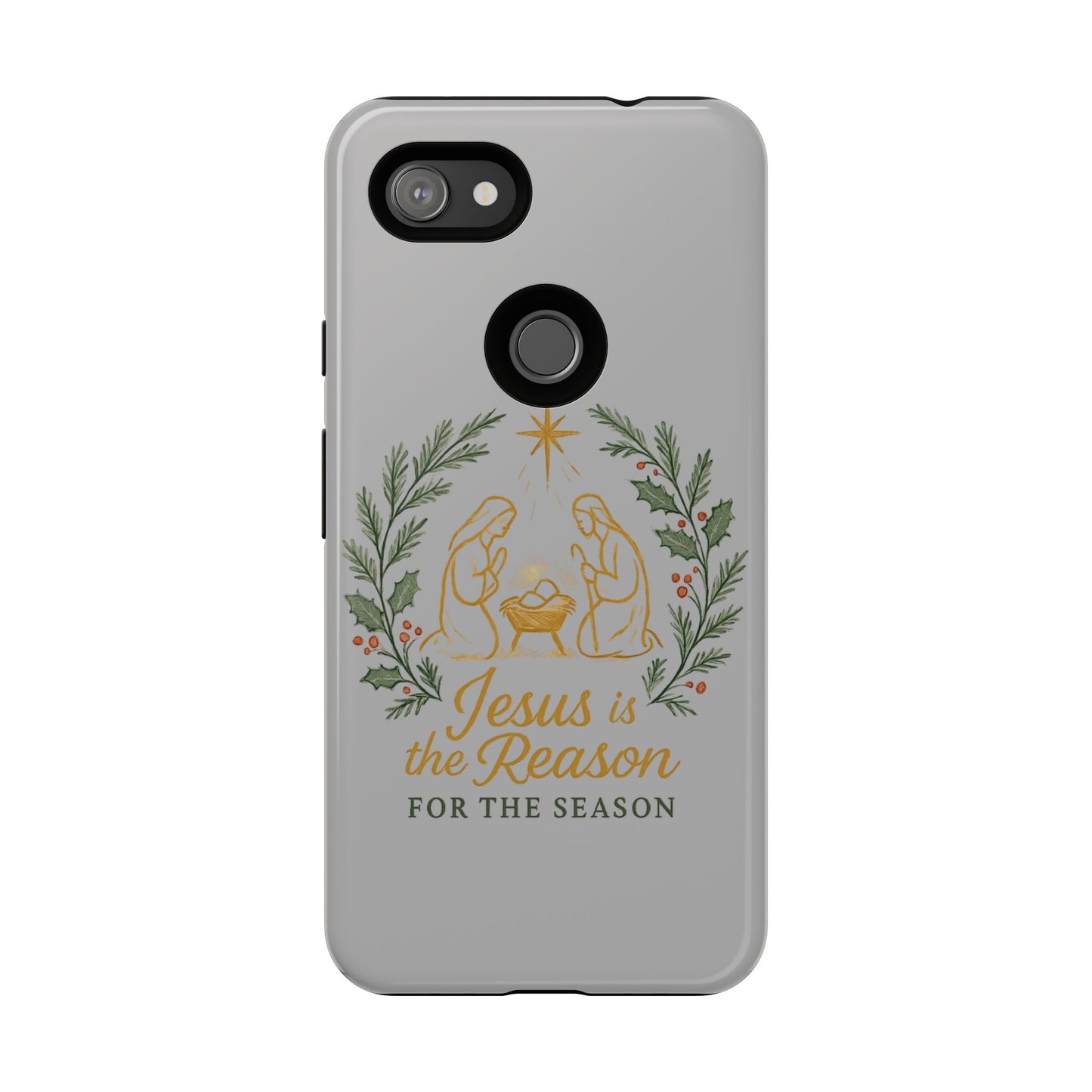 Jesus Is the Reason Phone Case — Nativity Christian Christmas Phone Cover