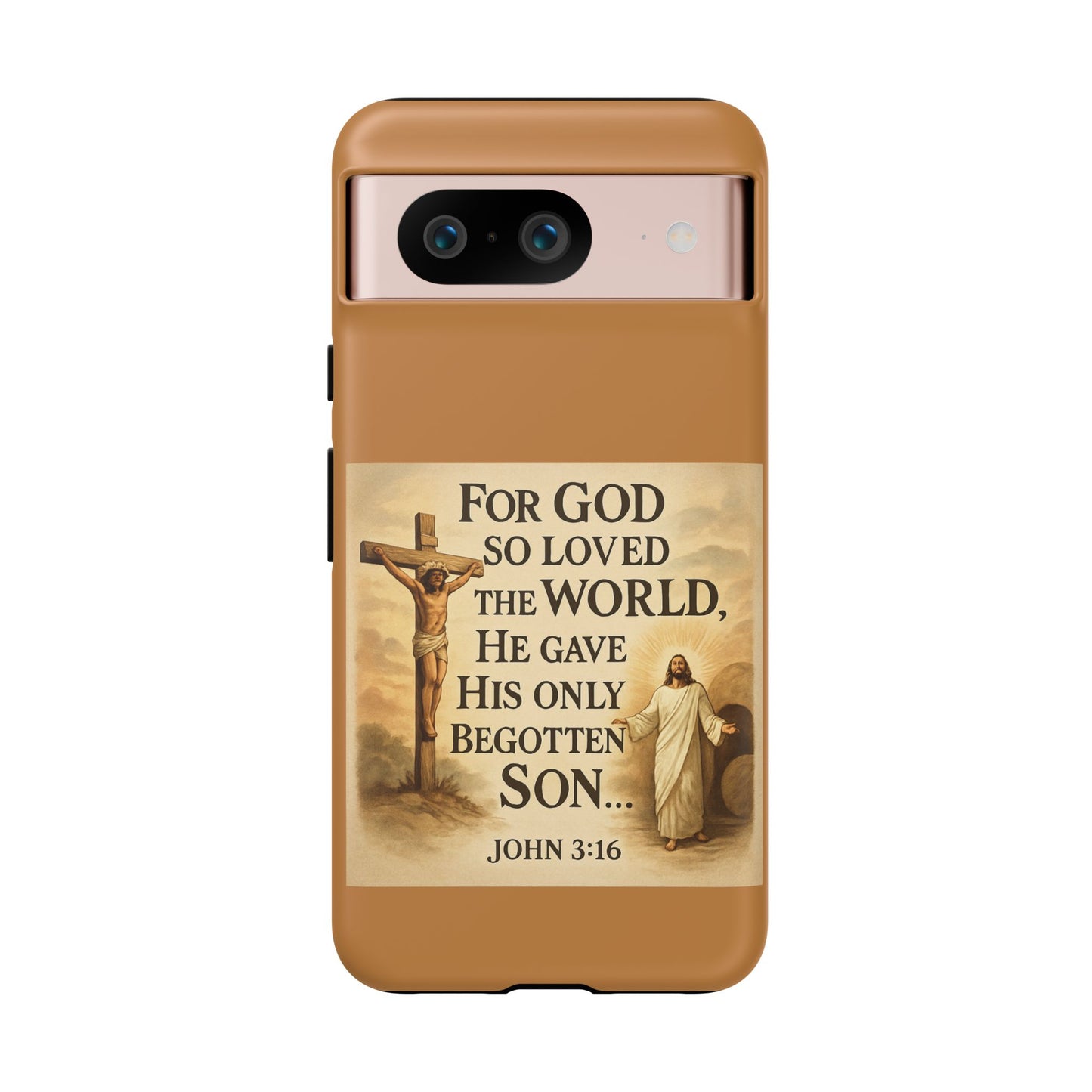 Christian John 3:16 Phone Case – 'For God So Loved the World' Tough Protective Cover