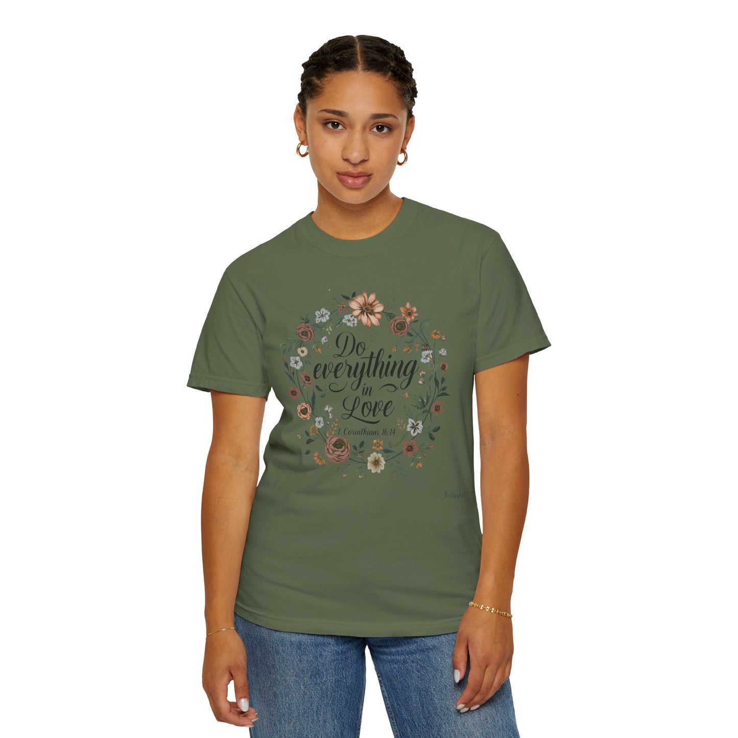 Love Inspired T-shirt - 1 Corinthians 16:14