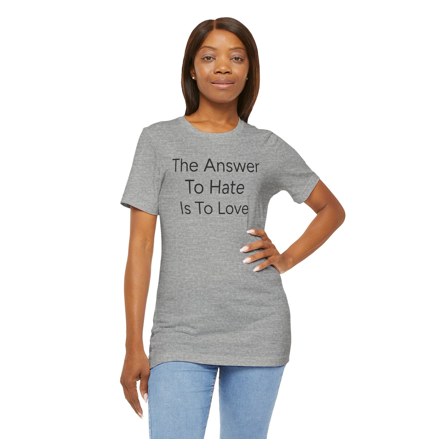Love conquers Hate Unisex Tee
