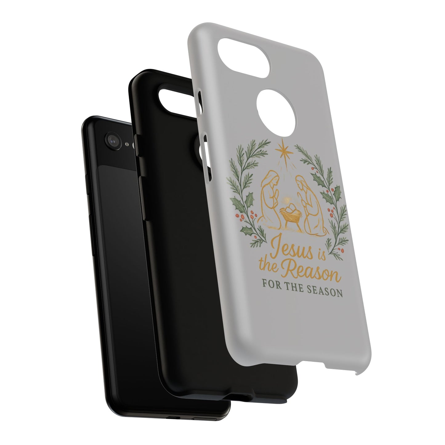 Jesus Is the Reason Phone Case — Nativity Christian Christmas Phone Cover