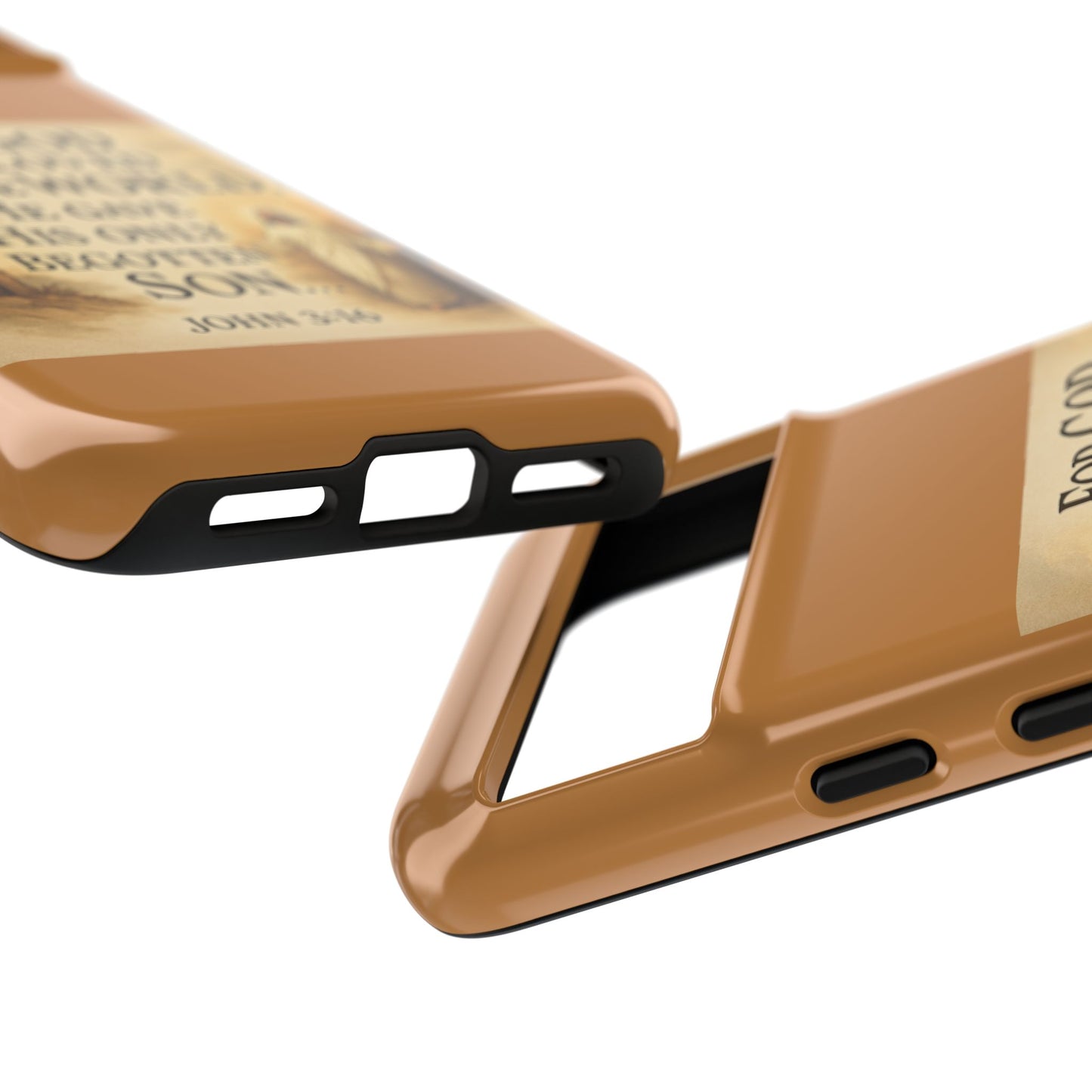 Christian John 3:16 Phone Case – 'For God So Loved the World' Tough Protective Cover