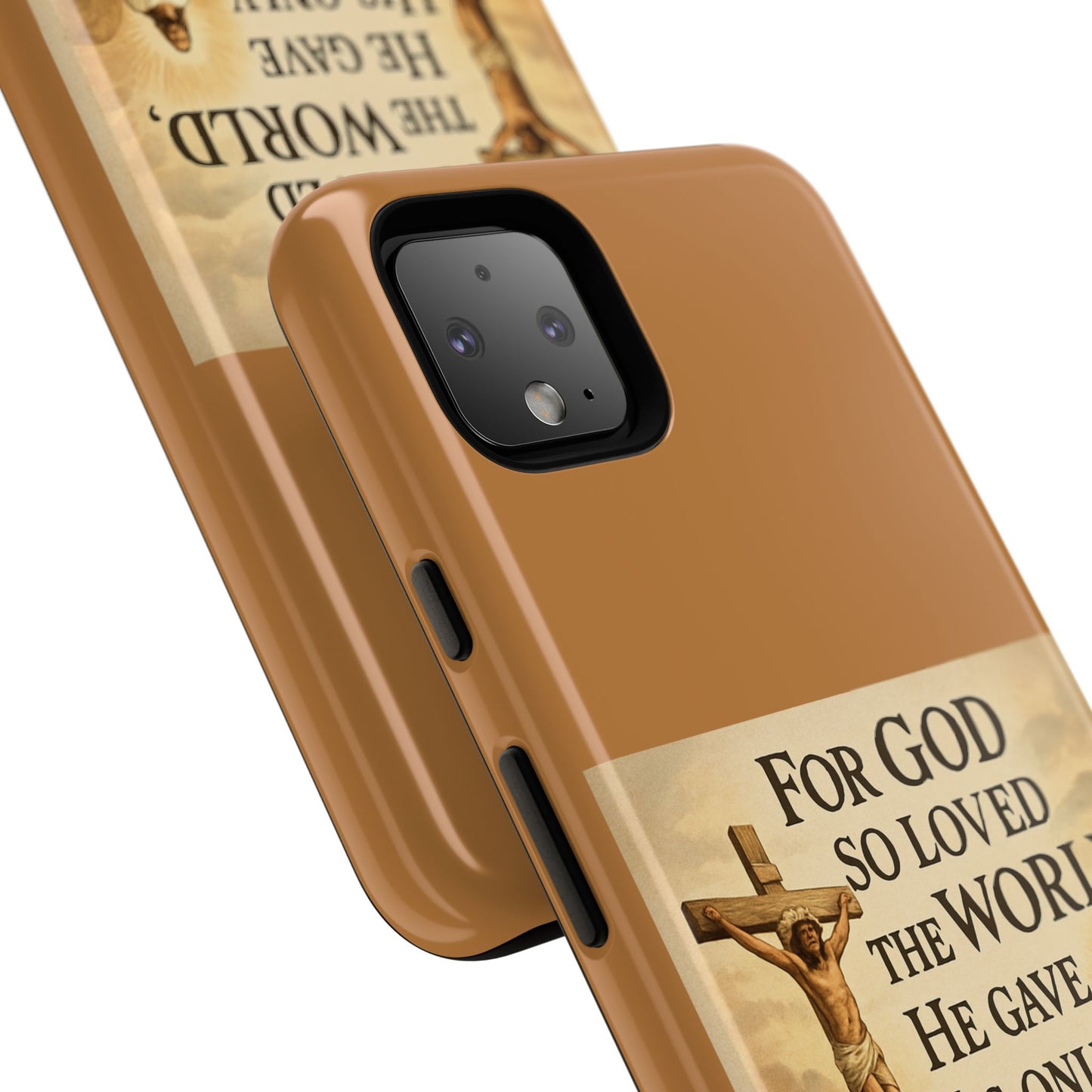 Christian John 3:16 Phone Case – 'For God So Loved the World' Tough Protective Cover