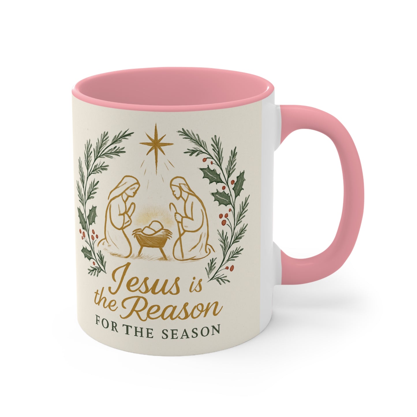 Christmas Nativity Accent Mug (11oz)