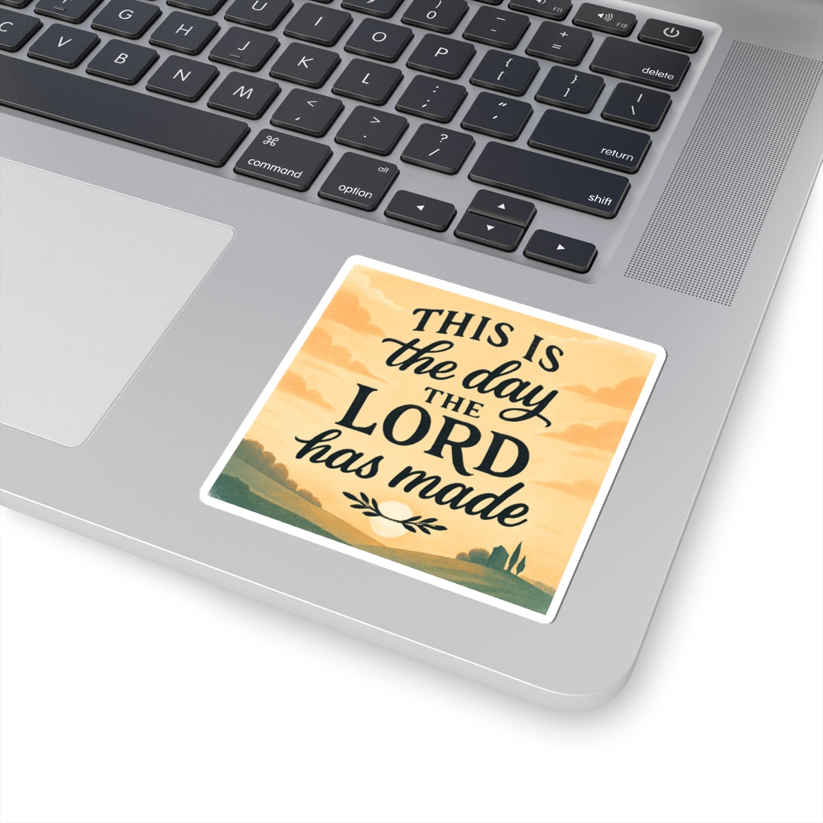 Inspirational Christian Sticker — "This Is the Day the Lord Has Made"