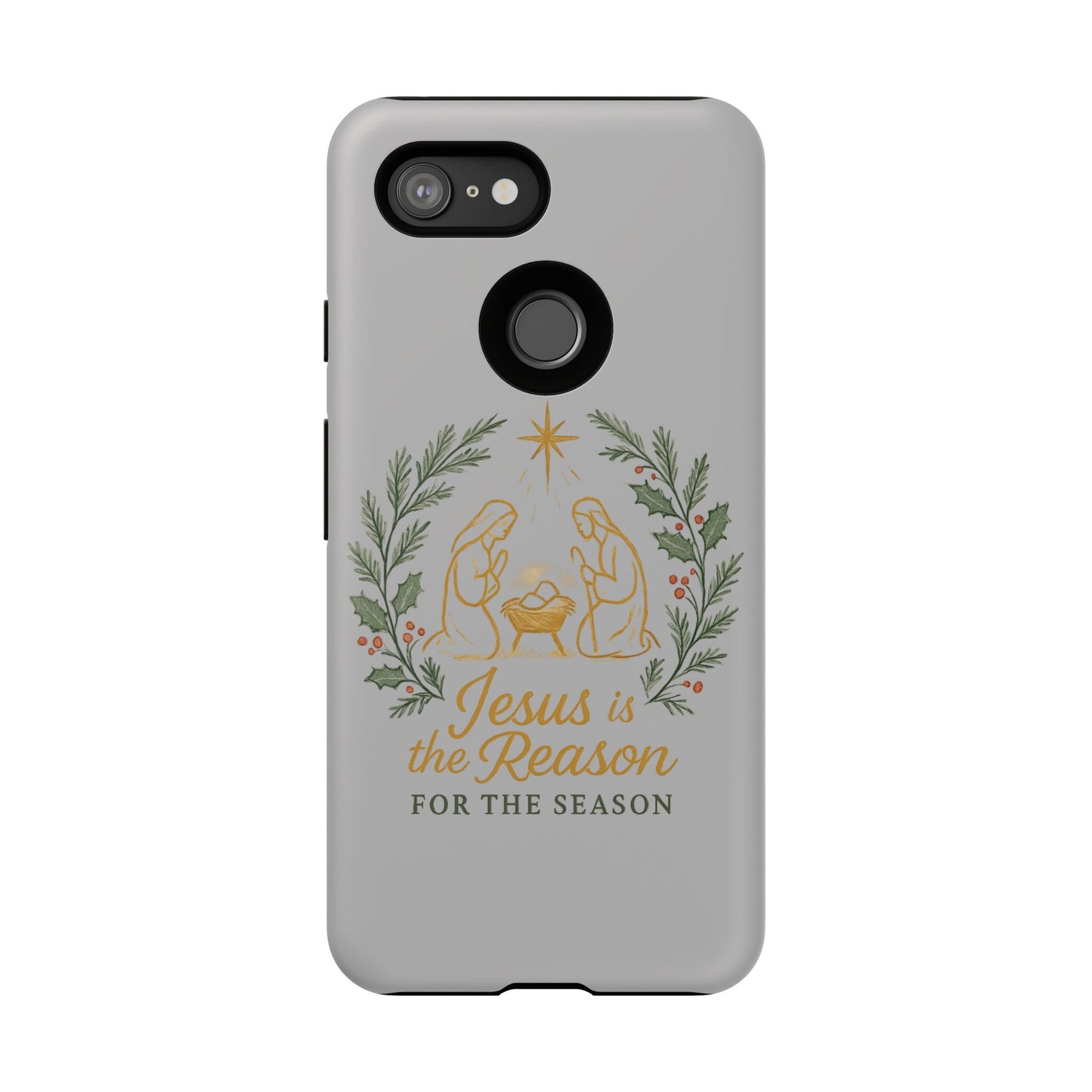Jesus Is the Reason Phone Case — Nativity Christian Christmas Phone Cover